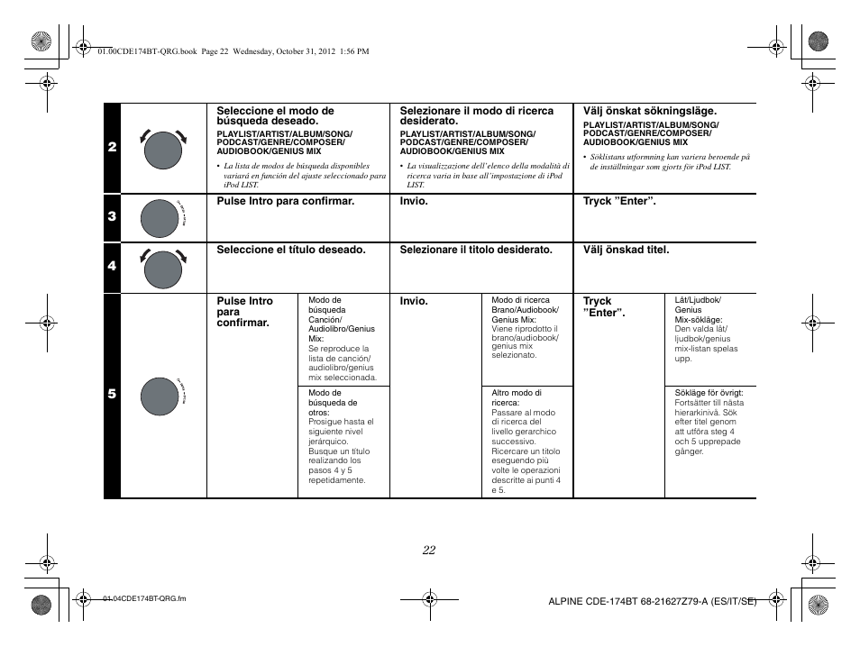 Alpine CDE-173BT User Manual | Page 54 / 96