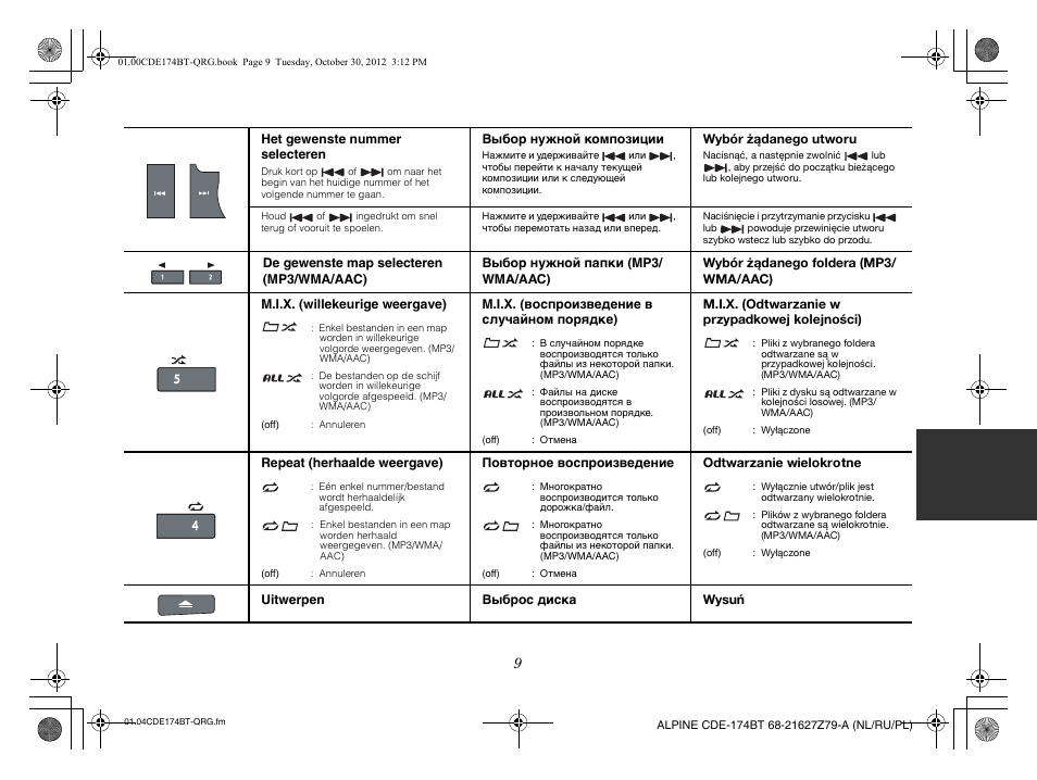 Alpine CDE-173BT User Manual | Page 71 / 96