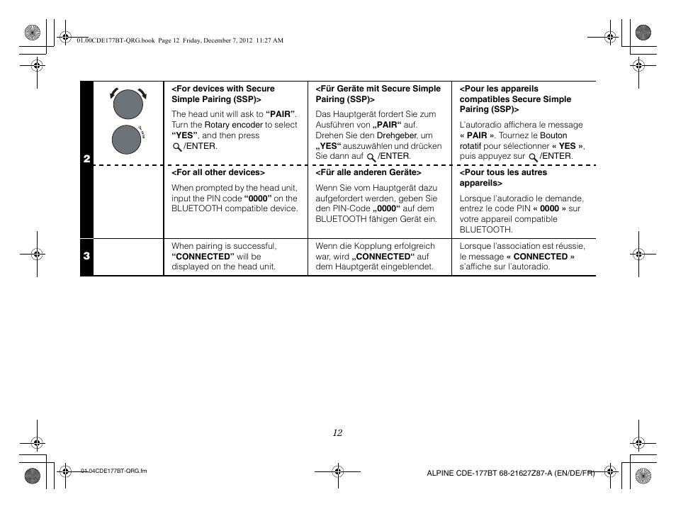 Alpine CDE-177BT User Manual | Page 14 / 108