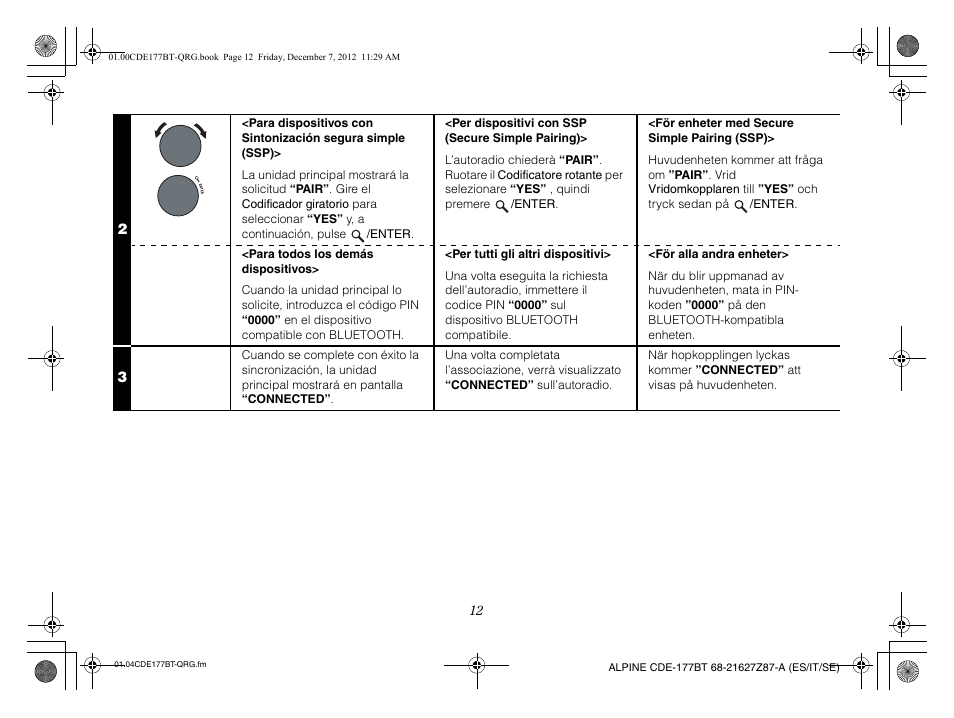 Alpine CDE-177BT User Manual | Page 48 / 108