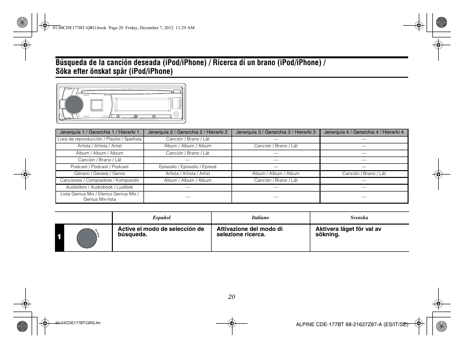 Alpine CDE-177BT User Manual | Page 56 / 108