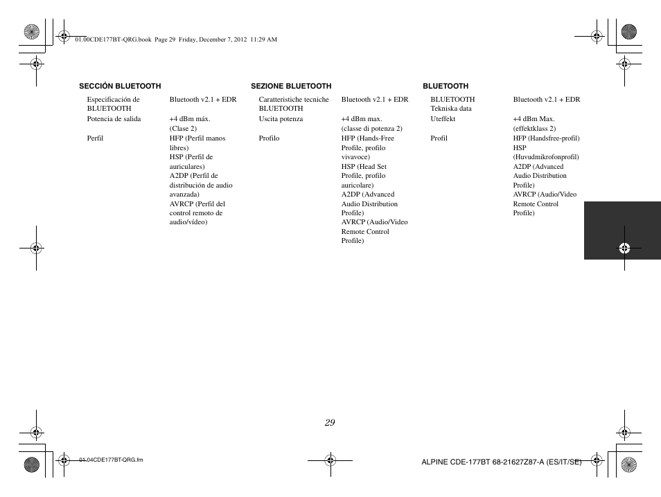 Alpine CDE-177BT User Manual | Page 65 / 108