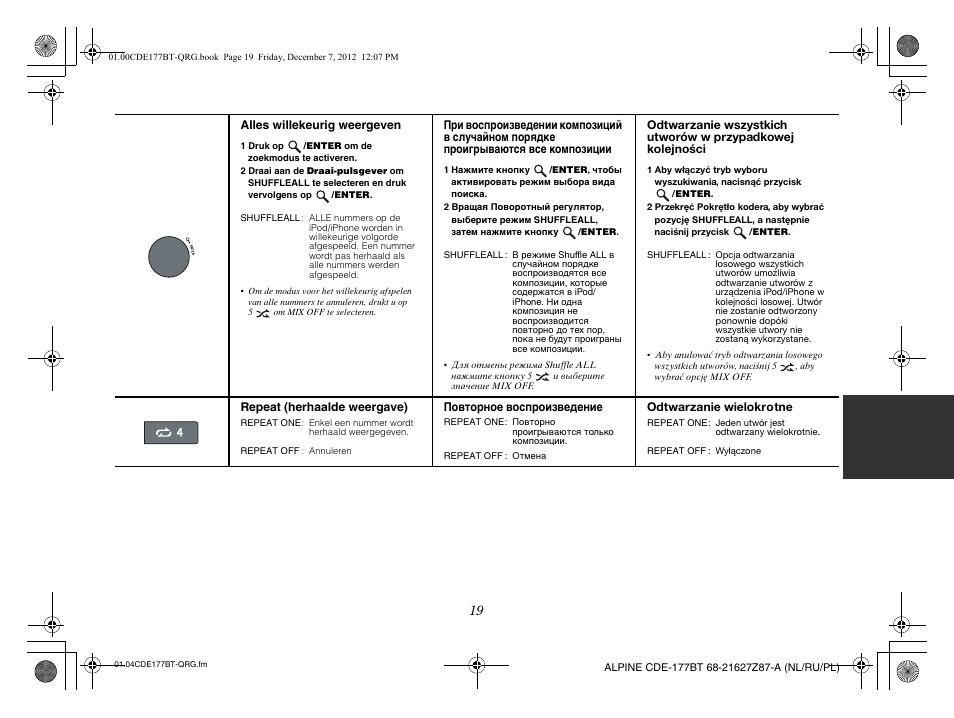 Alpine CDE-177BT User Manual | Page 89 / 108