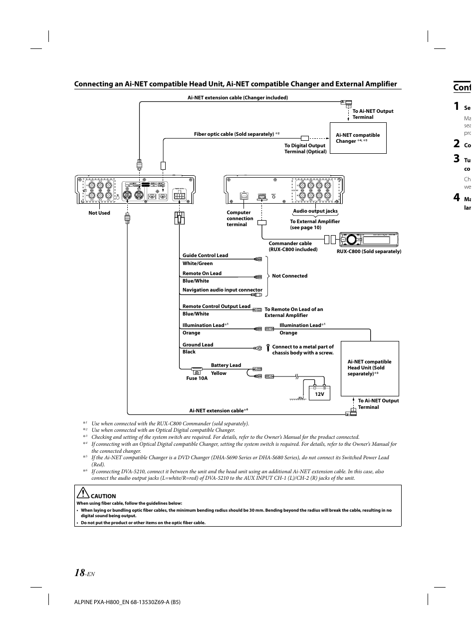 Conf | Alpine PXA-H800 User Manual | Page 20 / 21