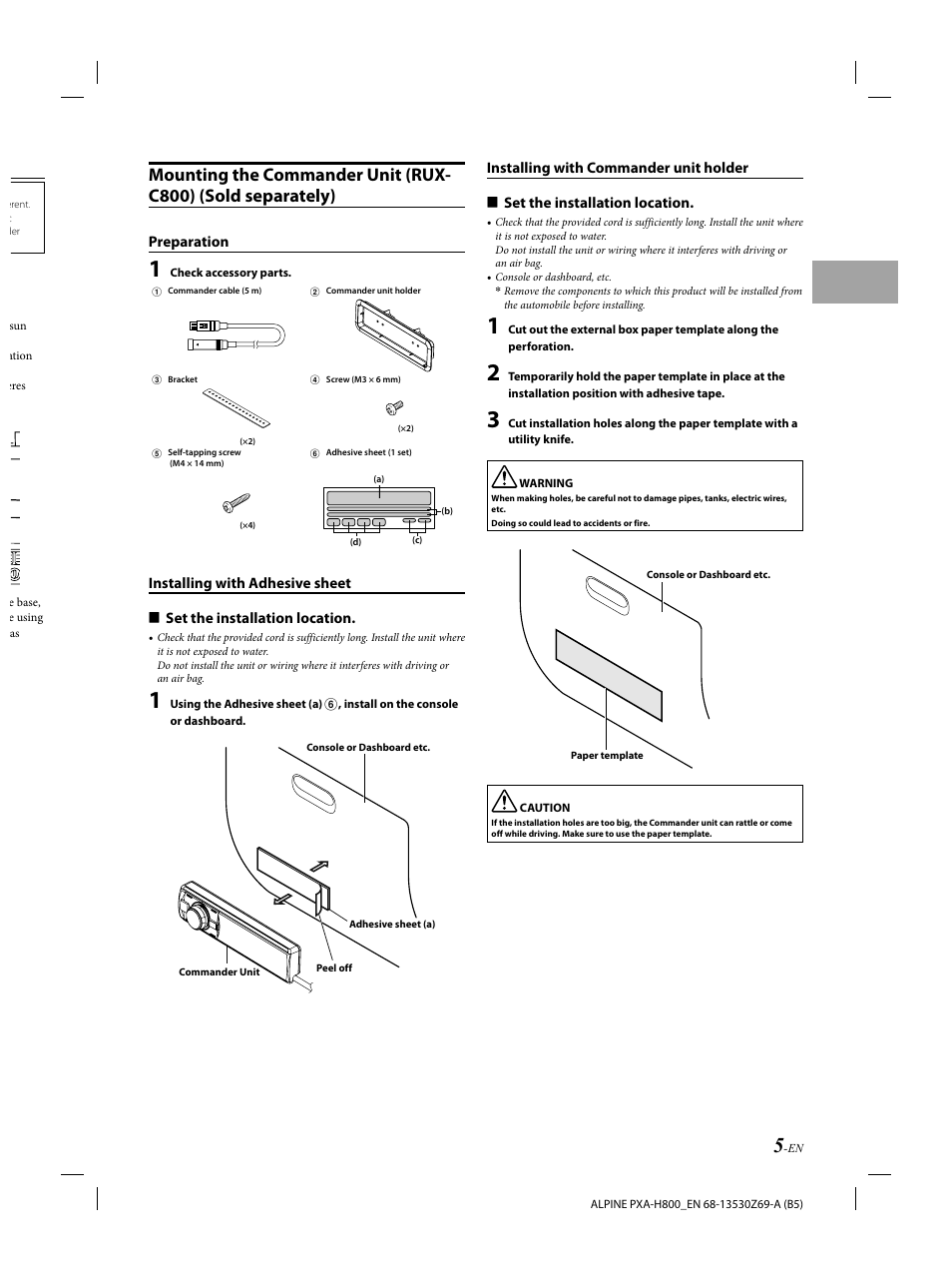 Alpine PXA-H800 User Manual | Page 7 / 21