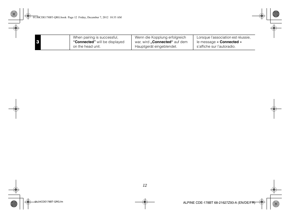 Alpine iDE-178BT User Manual | Page 14 / 112