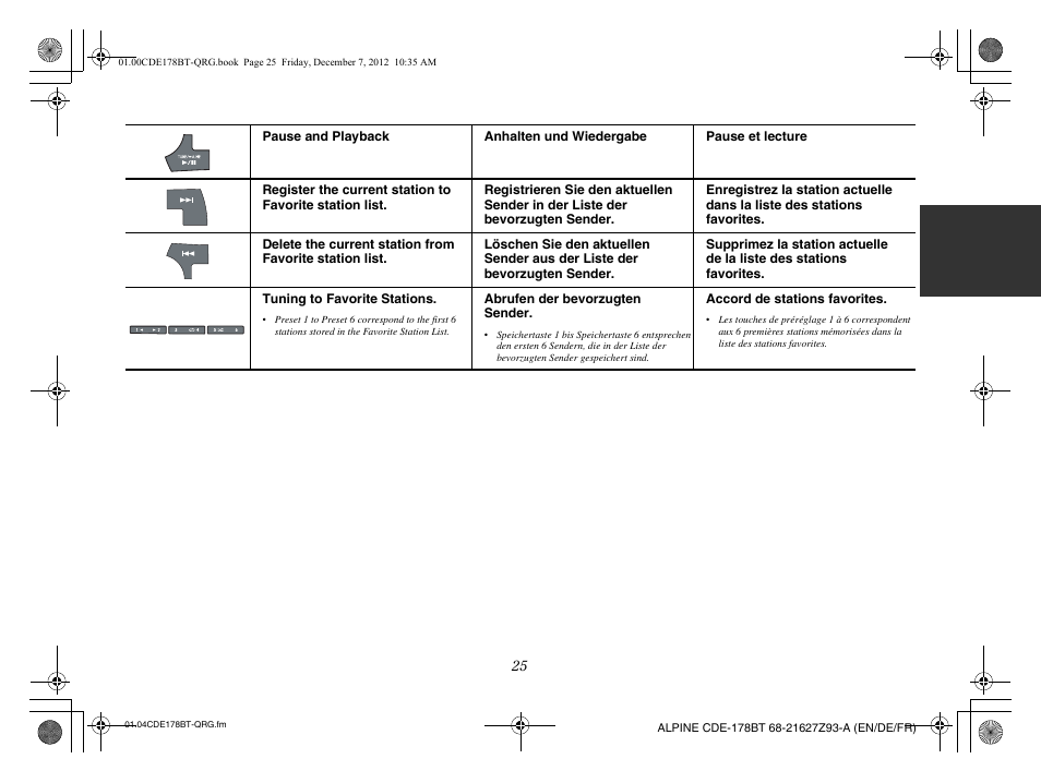 Alpine iDE-178BT User Manual | Page 27 / 112