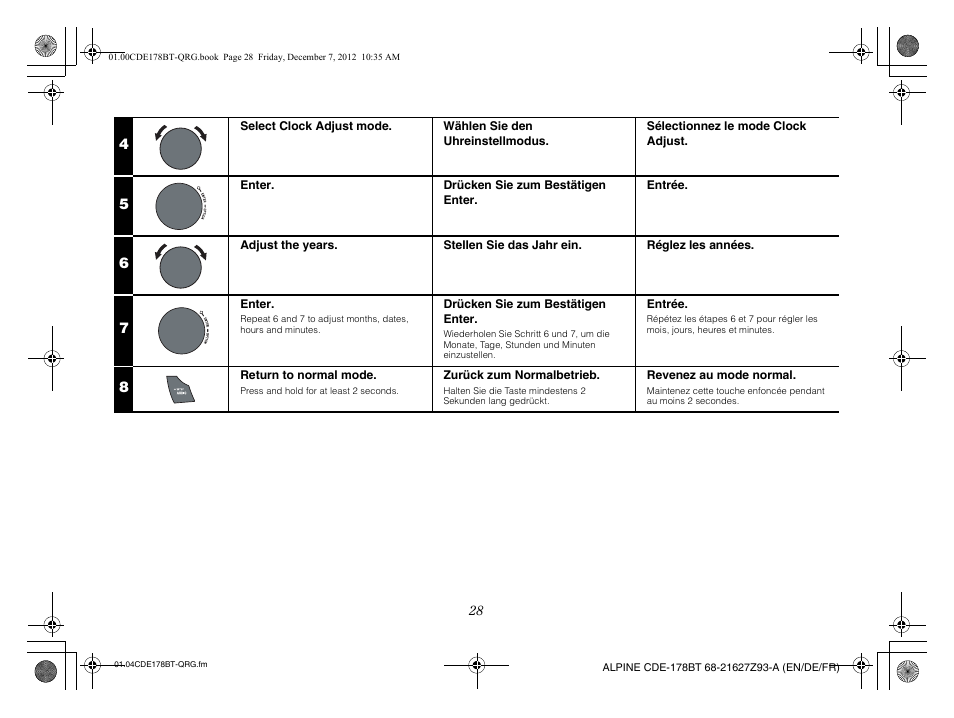 Alpine iDE-178BT User Manual | Page 30 / 112