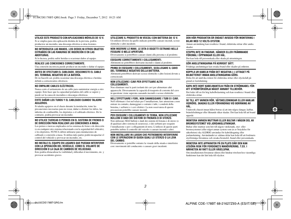Alpine iDE-178BT User Manual | Page 41 / 112
