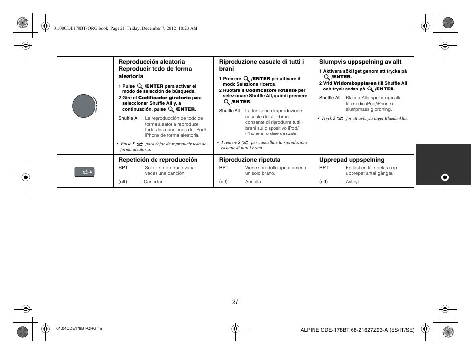 Alpine iDE-178BT User Manual | Page 59 / 112