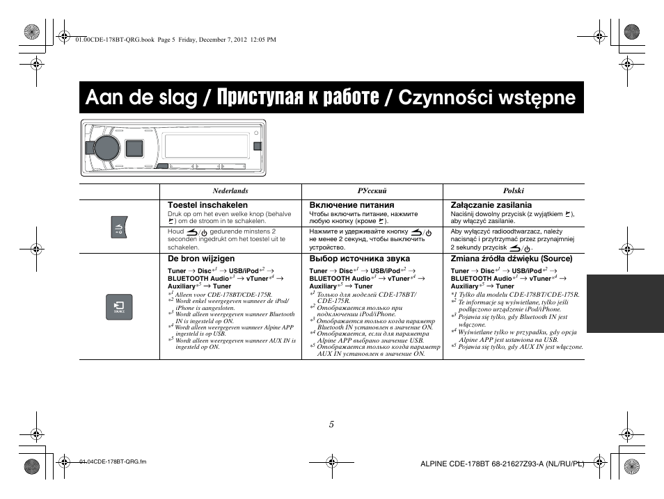 Alpine iDE-178BT User Manual | Page 79 / 112