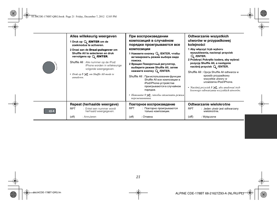 Alpine iDE-178BT User Manual | Page 95 / 112