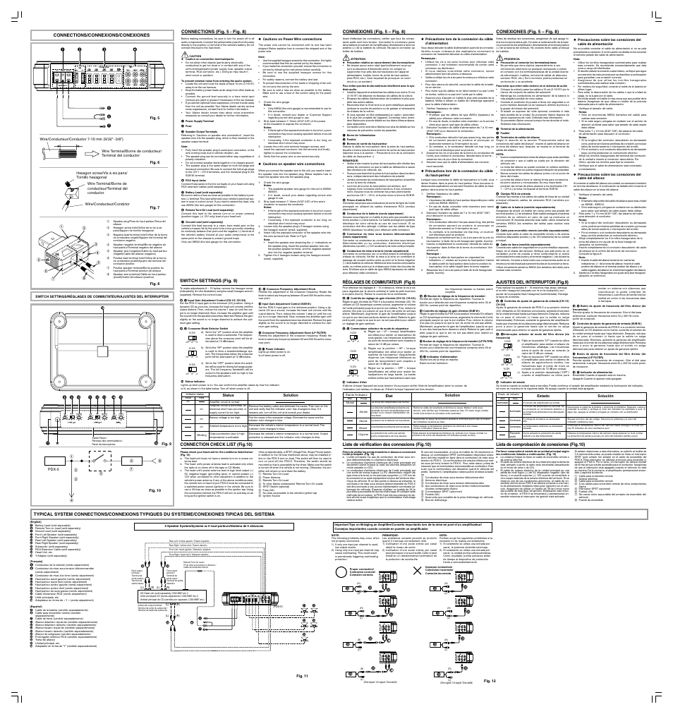 30 sub w. sub w | Alpine PDX-5 User Manual | Page 2 / 2