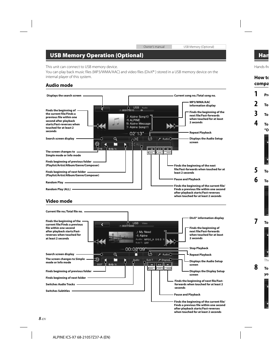 Alpine ICS-X7 User Manual | Page 10 / 164
