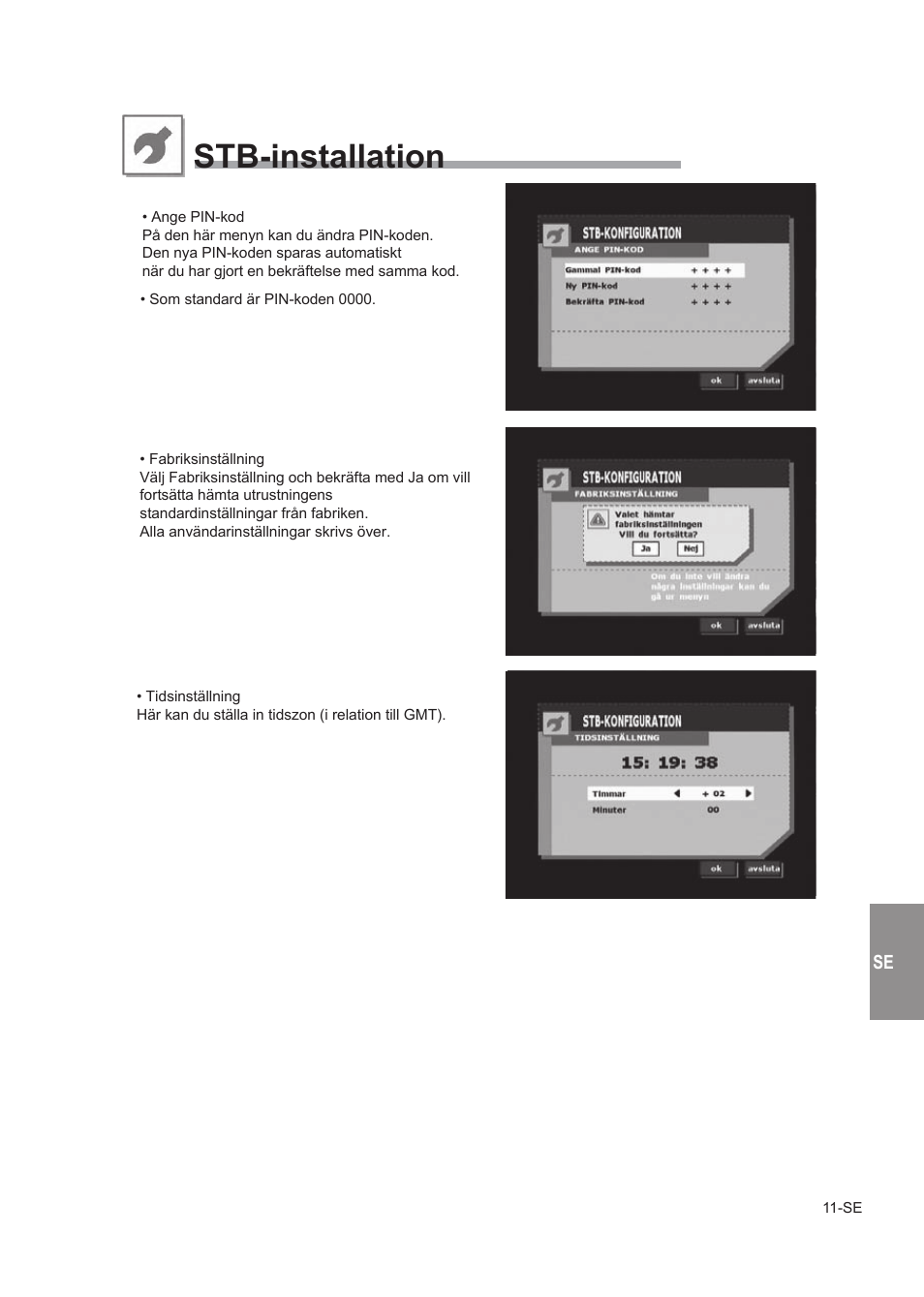 Stb-installation | Alpine TUE-T150DV User Manual | Page 109 / 140