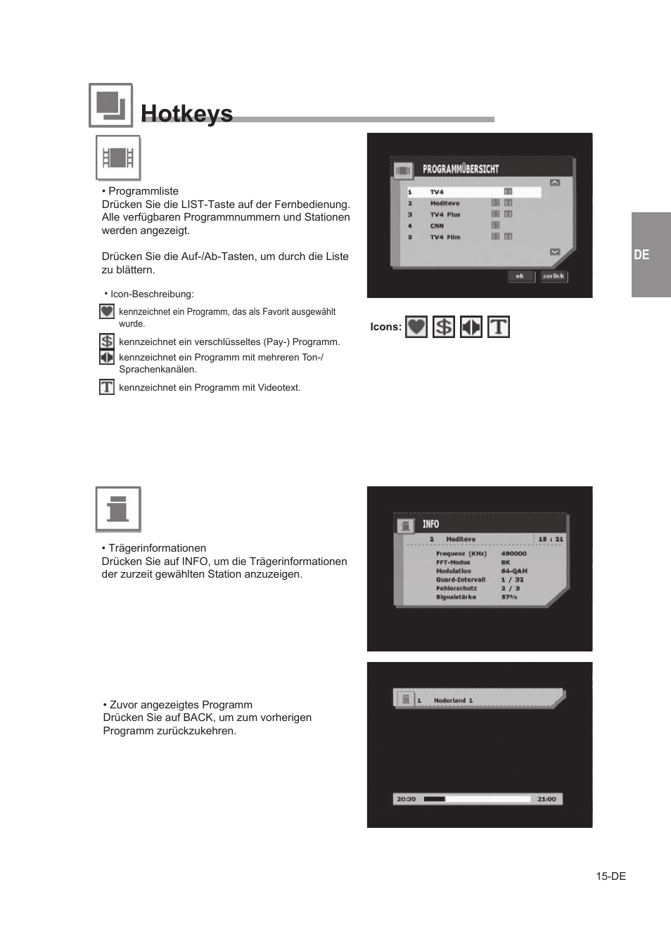 Hotkeys | Alpine TUE-T150DV User Manual | Page 33 / 140