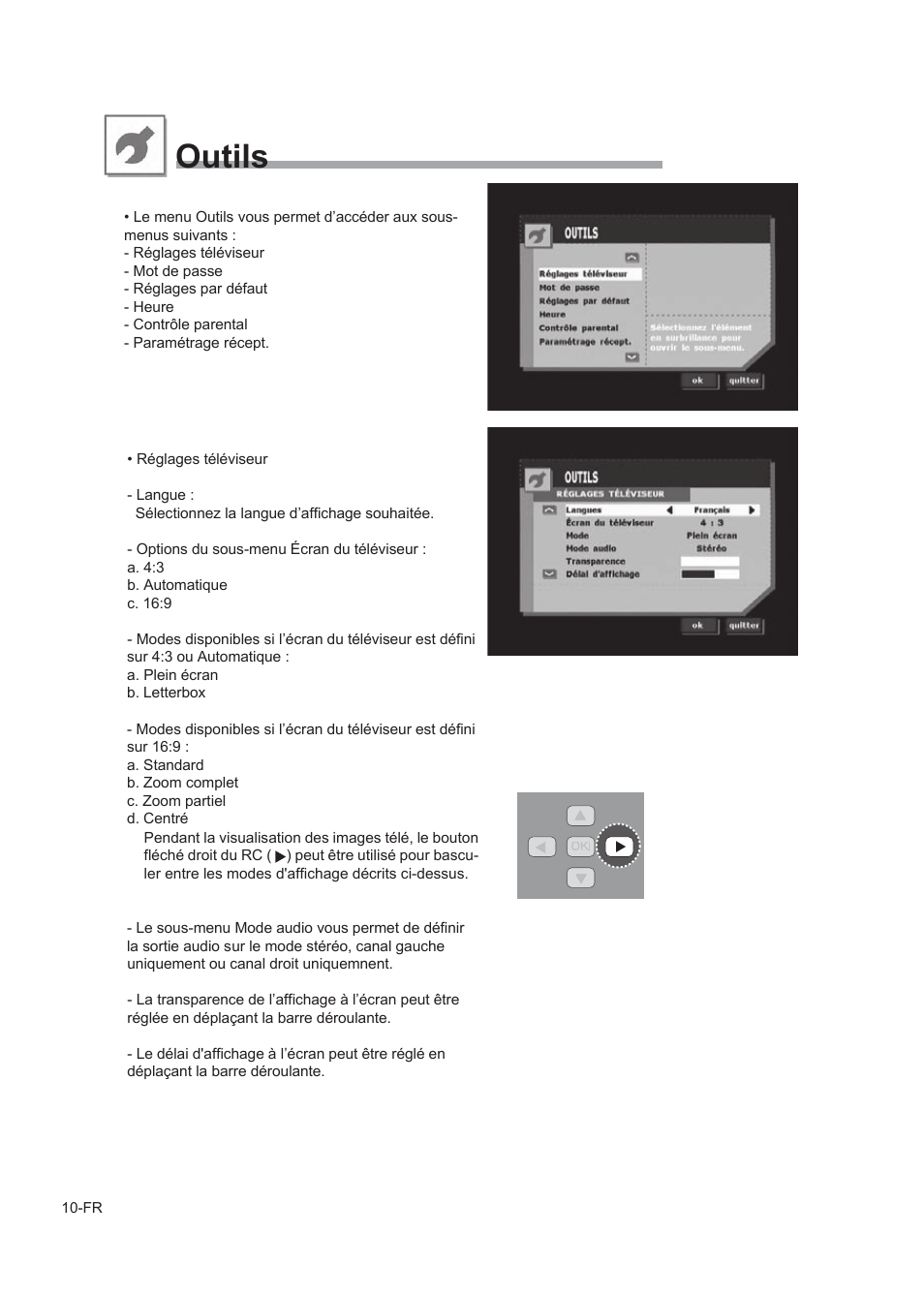 Outils | Alpine TUE-T150DV User Manual | Page 48 / 140