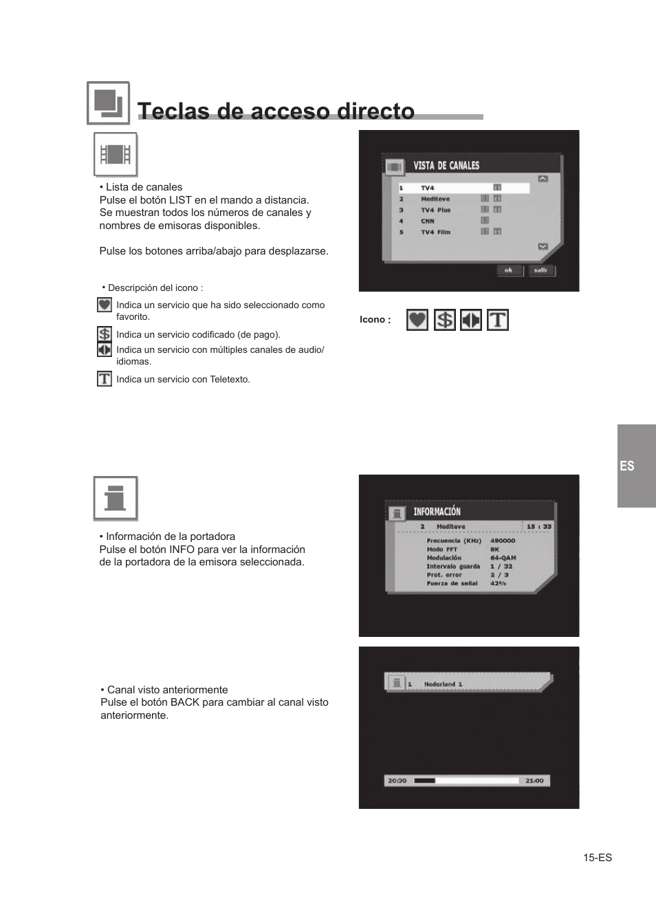 Teclas de acceso directo | Alpine TUE-T150DV User Manual | Page 73 / 140