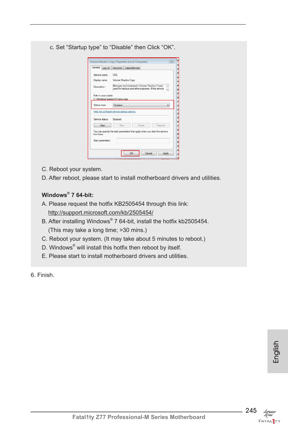 English | ASRock Fatal1ty Z77 Professional-M User Manual | Page 245 / 245