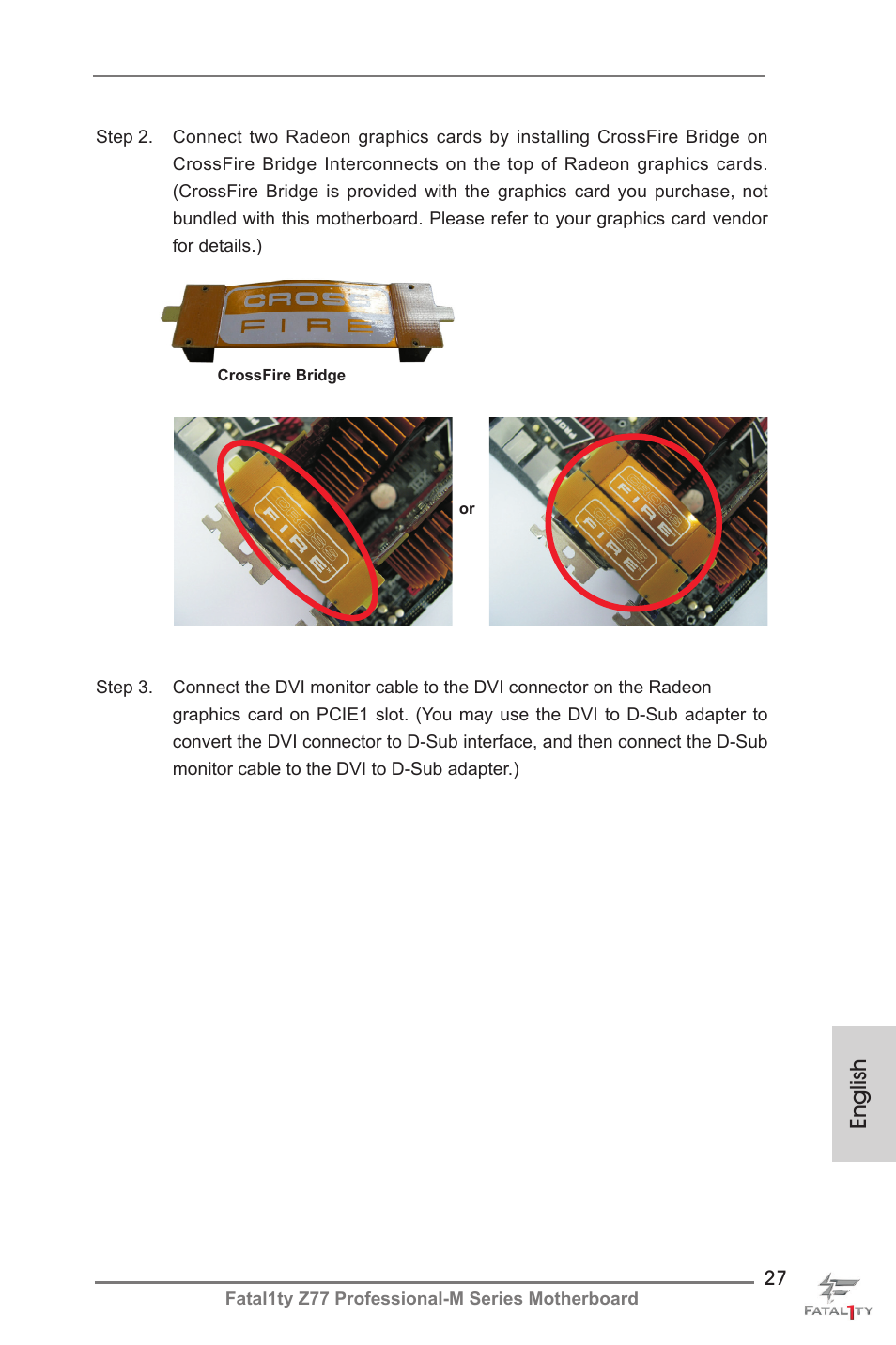 English | ASRock Fatal1ty Z77 Professional-M User Manual | Page 27 / 245
