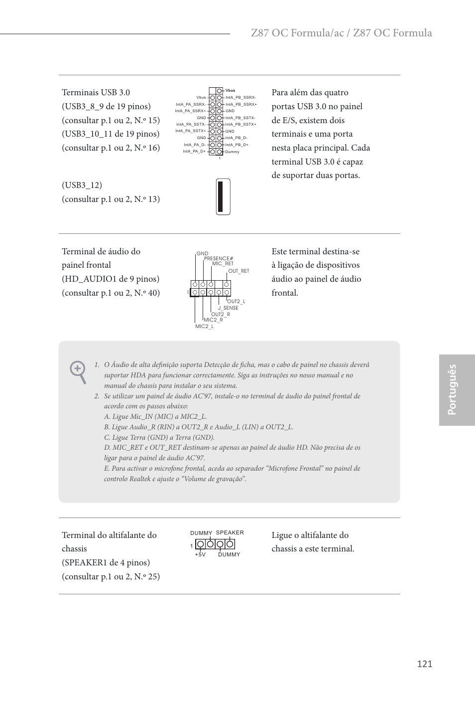 Por tuguês, Z87 oc formula/ac / z87 oc formula | ASRock Z87 OC Formula__ac User Manual | Page 123 / 224