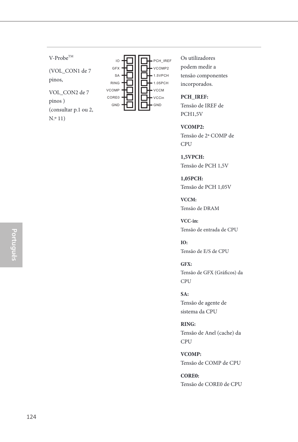 Por tuguês | ASRock Z87 OC Formula__ac User Manual | Page 126 / 224