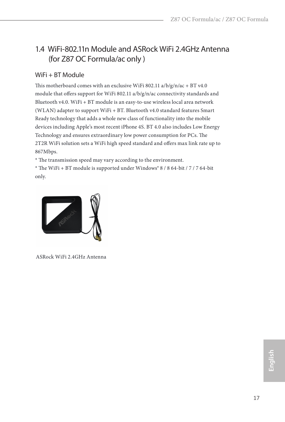 ASRock Z87 OC Formula__ac User Manual | Page 19 / 224