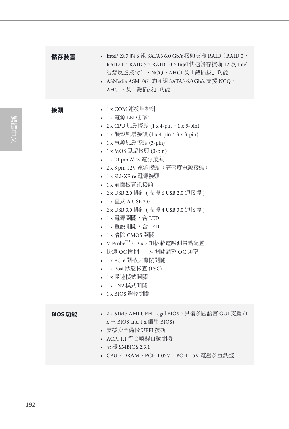 繁體中文 | ASRock Z87 OC Formula__ac User Manual | Page 194 / 224