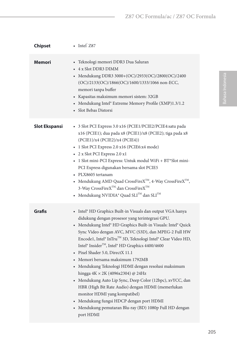 Z87 oc formula/ac / z87 oc formula | ASRock Z87 OC Formula__ac User Manual | Page 207 / 224