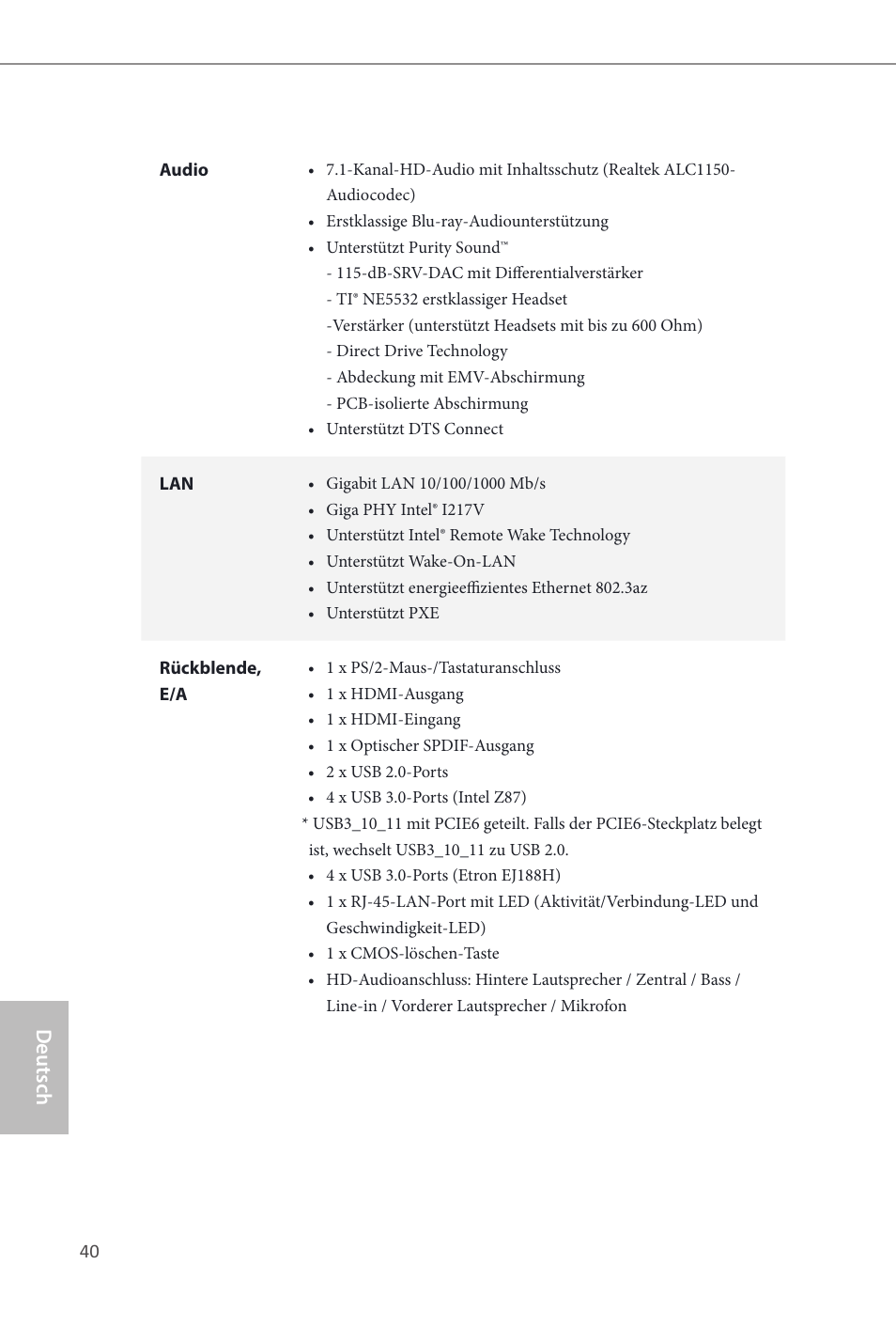 Deutsch | ASRock Z87 OC Formula__ac User Manual | Page 42 / 224