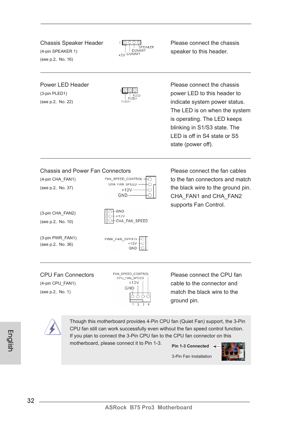 English | ASRock B75 Pro3 User Manual | Page 32 / 205