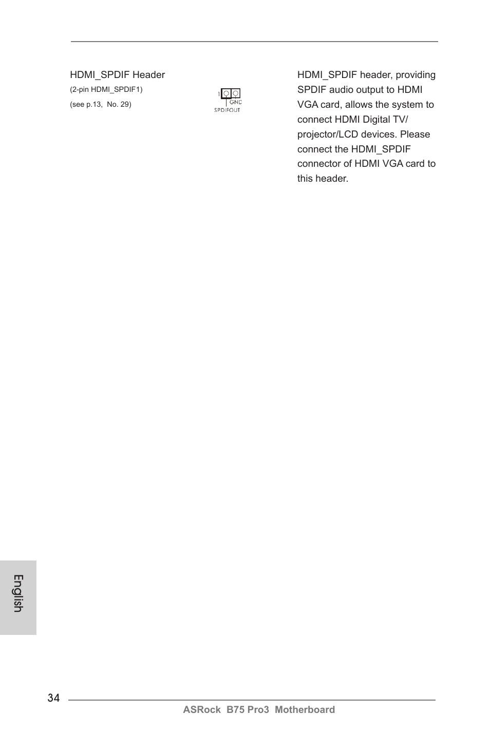 English | ASRock B75 Pro3 User Manual | Page 34 / 205