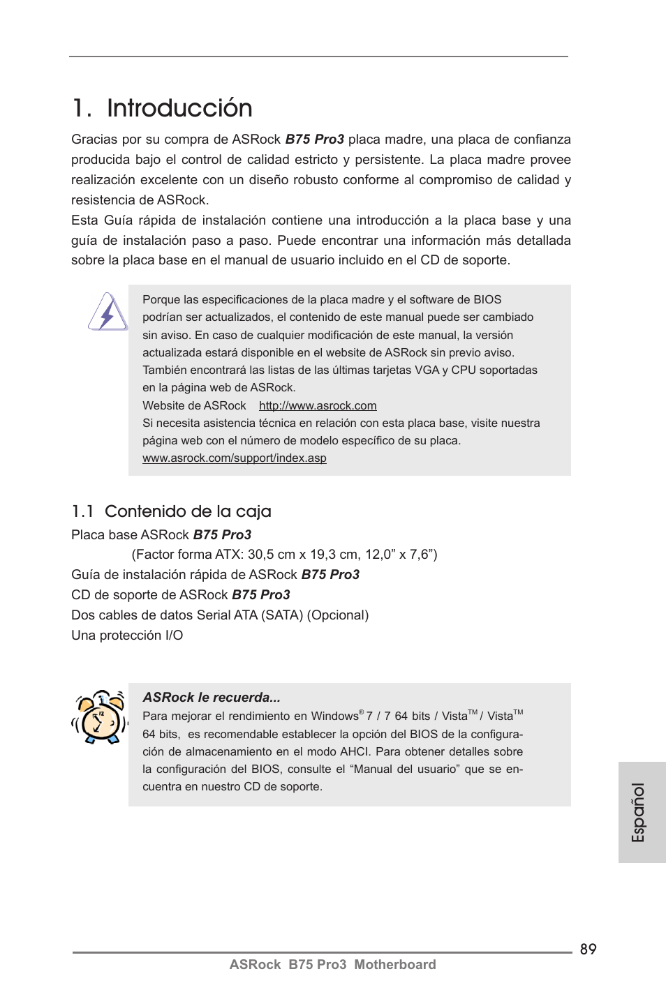 ASRock B75 Pro3 User Manual | Page 89 / 205