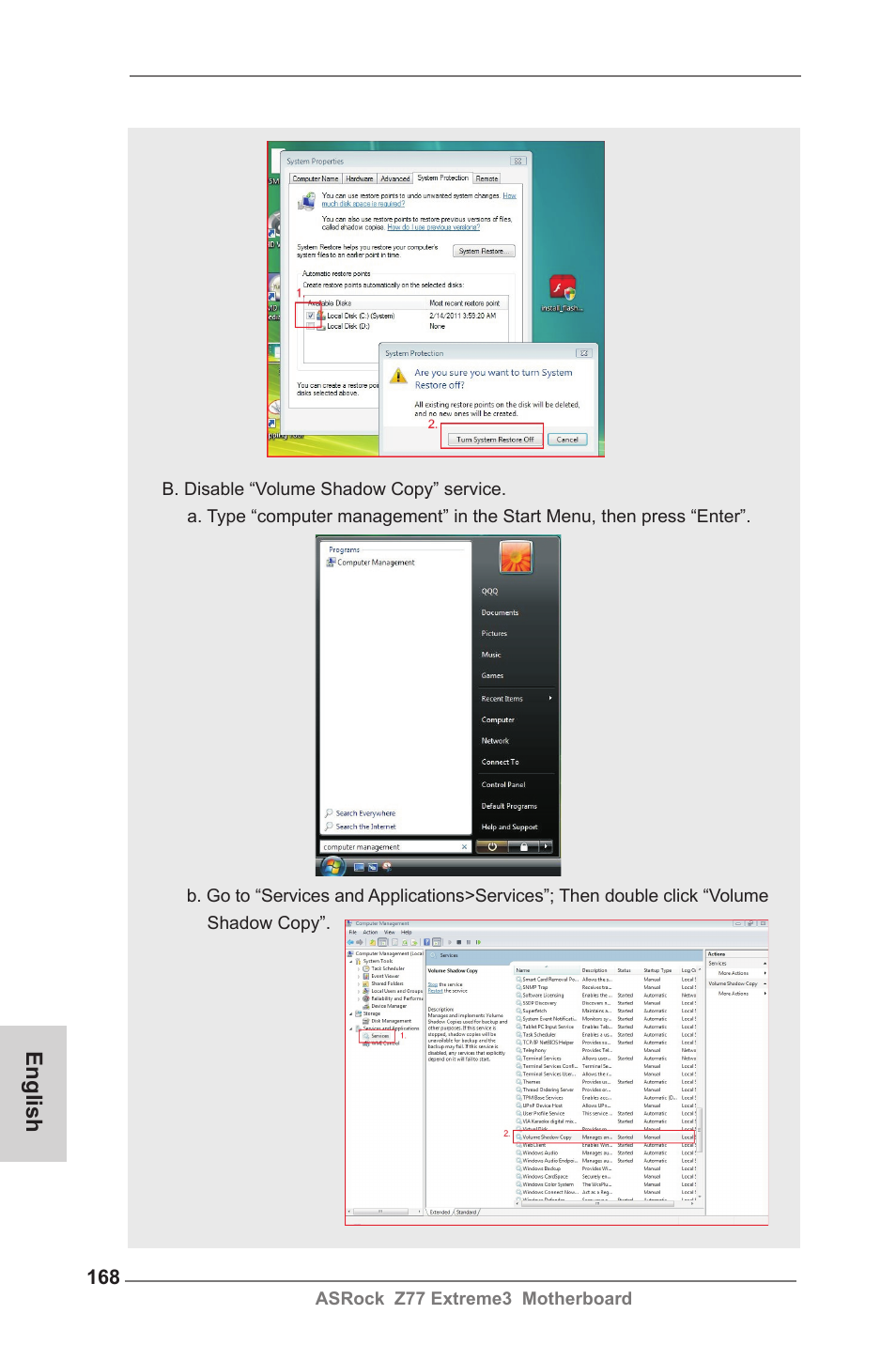 English | ASRock Z77 Extreme3 User Manual | Page 168 / 169