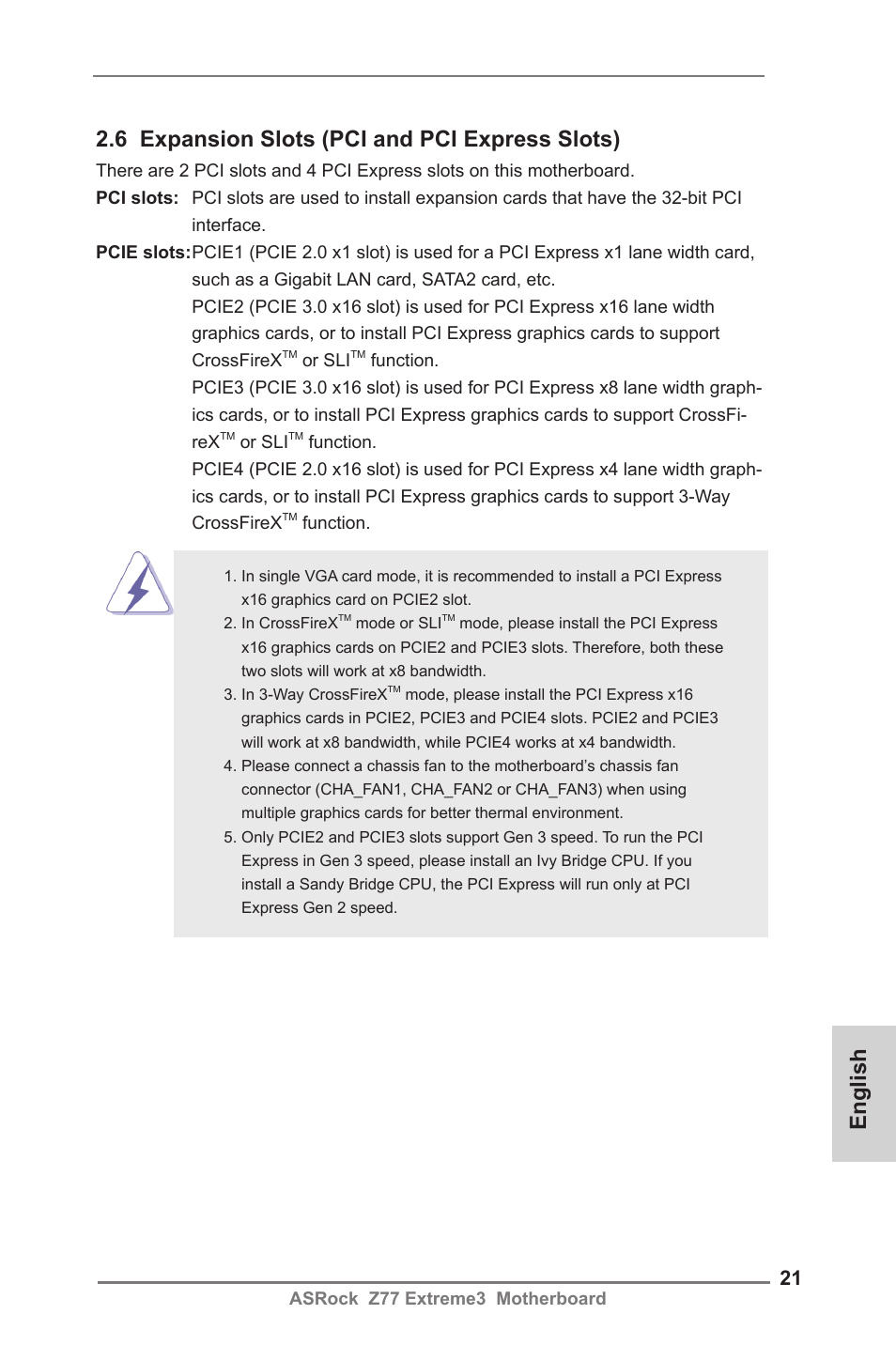 ASRock Z77 Extreme3 User Manual | Page 21 / 169