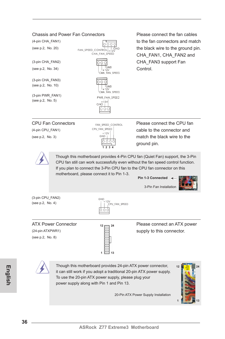 English | ASRock Z77 Extreme3 User Manual | Page 36 / 169