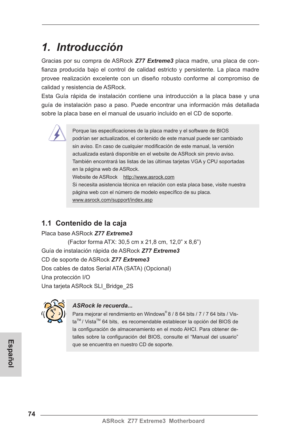 ASRock Z77 Extreme3 User Manual | Page 74 / 169