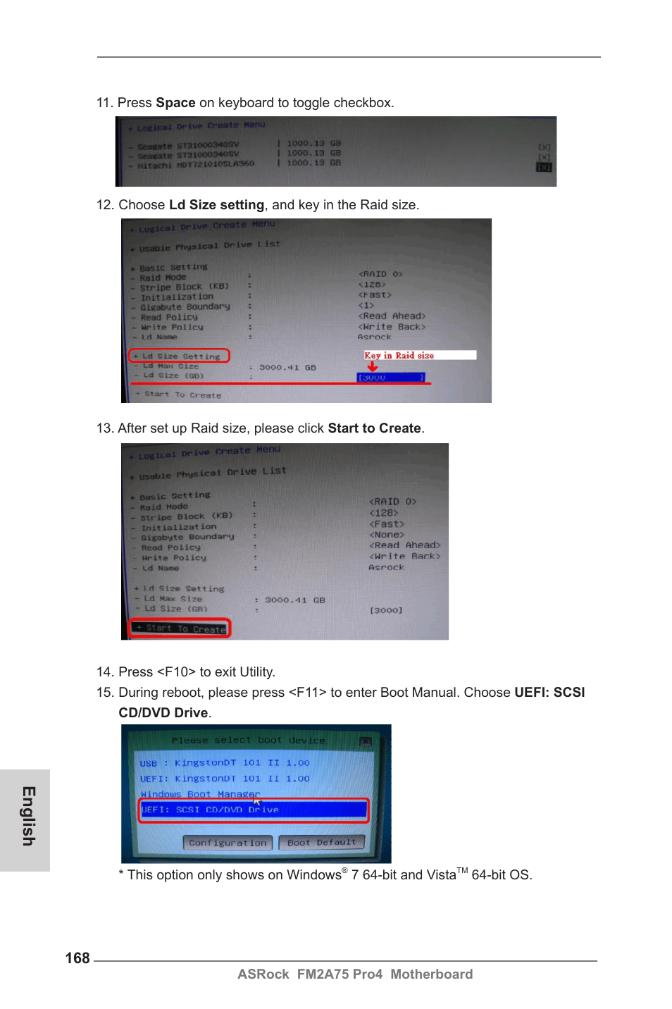 English | ASRock FM2A75 Pro4 User Manual | Page 168 / 171