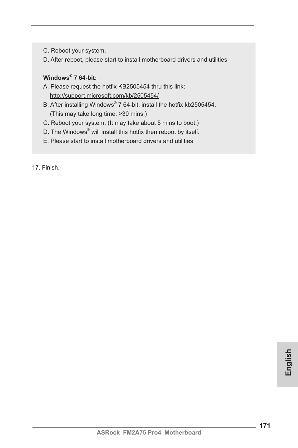 English | ASRock FM2A75 Pro4 User Manual | Page 171 / 171