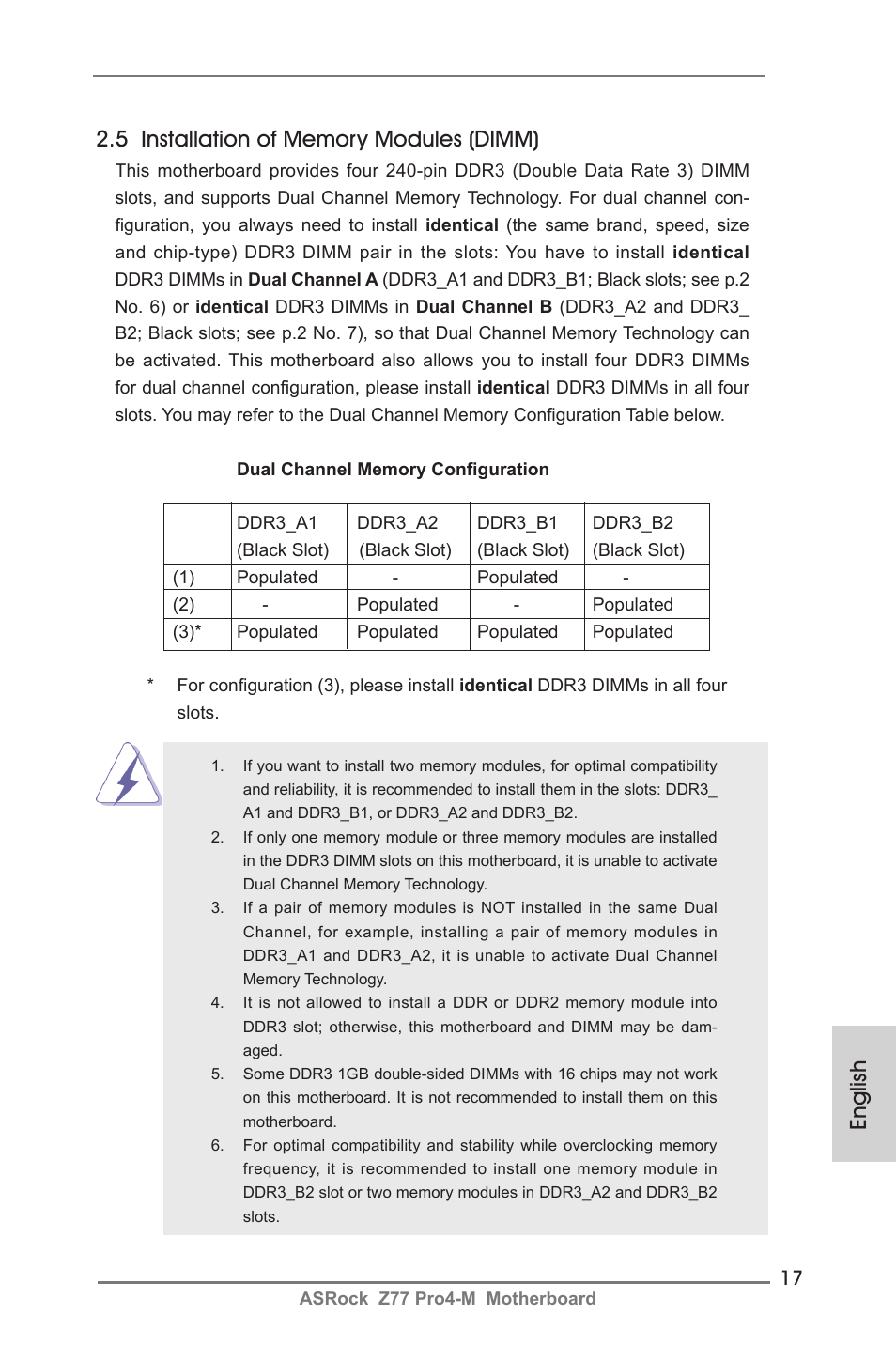 ASRock Z77 Pro4-M User Manual | Page 17 / 230