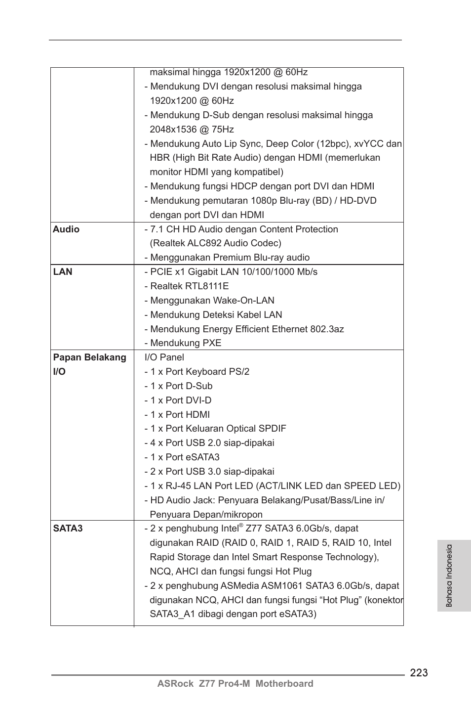 ASRock Z77 Pro4-M User Manual | Page 223 / 230
