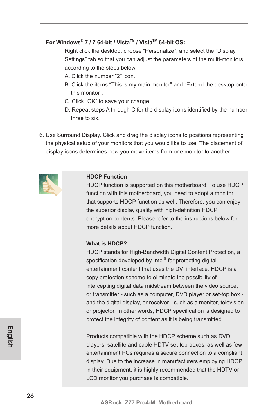 English | ASRock Z77 Pro4-M User Manual | Page 26 / 230