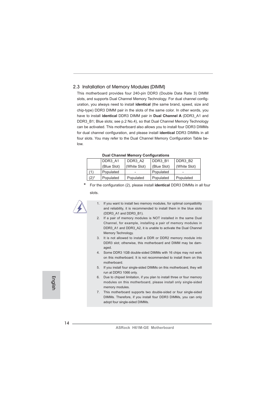 ASRock H61M-GE User Manual | Page 14 / 181