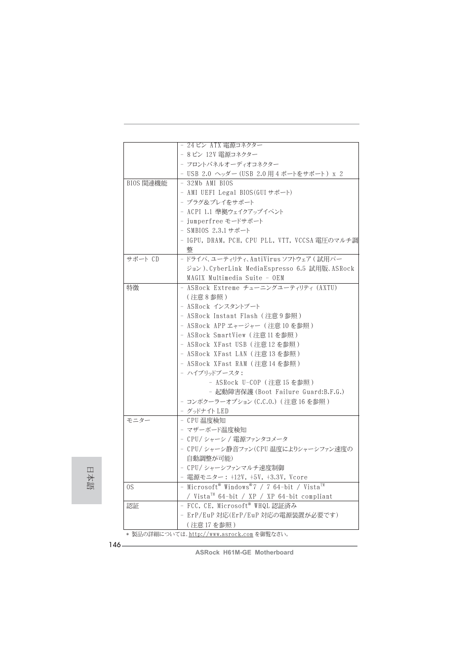 ASRock H61M-GE User Manual | Page 146 / 181