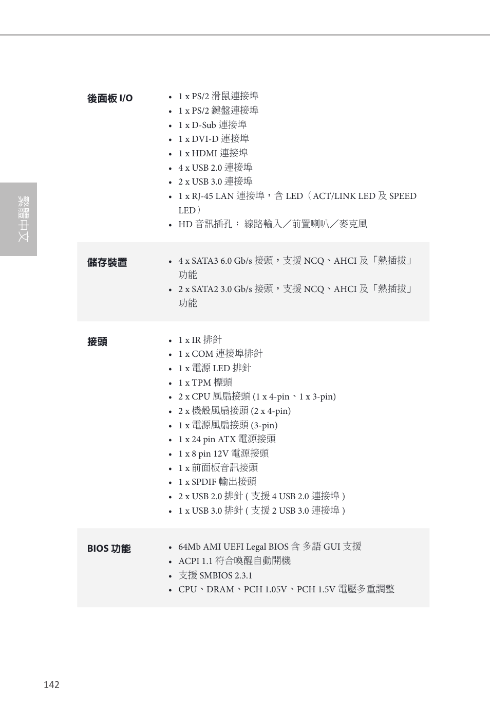 繁體中文 | ASRock B85 Pro4 User Manual | Page 144 / 163