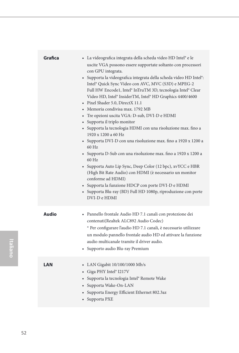 Italiano | ASRock B85 Pro4 User Manual | Page 54 / 163