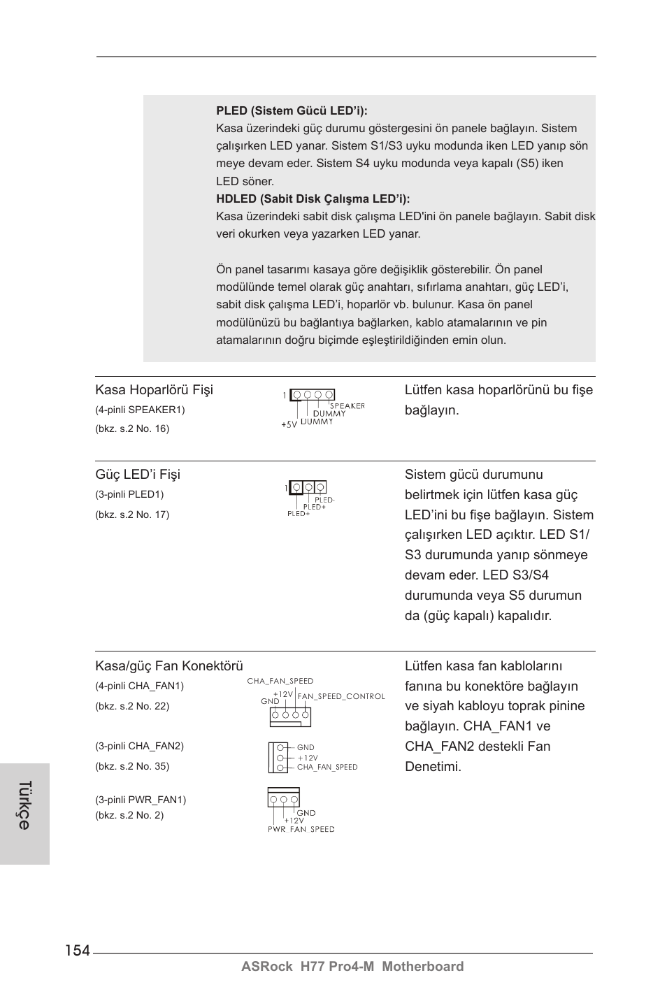 Türkçe | ASRock H77 Pro4-M User Manual | Page 154 / 230