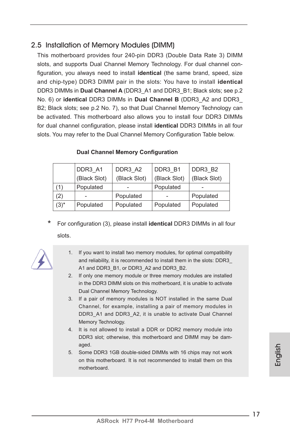 ASRock H77 Pro4-M User Manual | Page 17 / 230