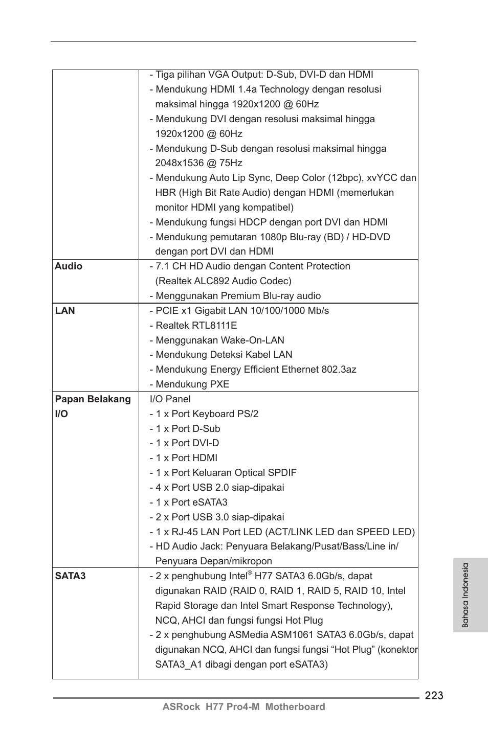 ASRock H77 Pro4-M User Manual | Page 223 / 230