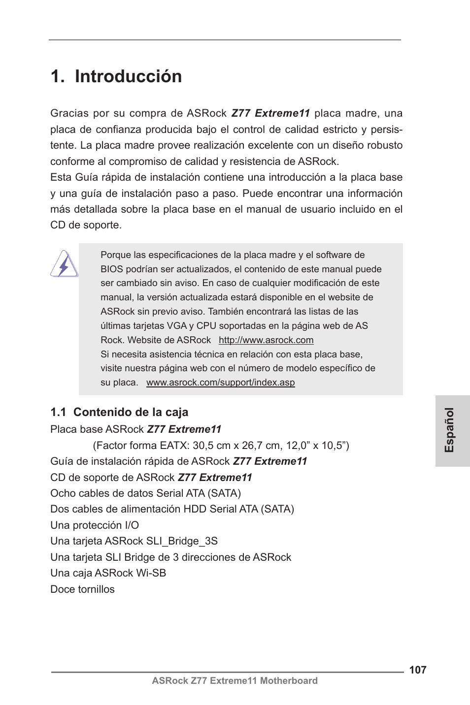 ASRock Z77 Extreme11 User Manual | Page 107 / 241